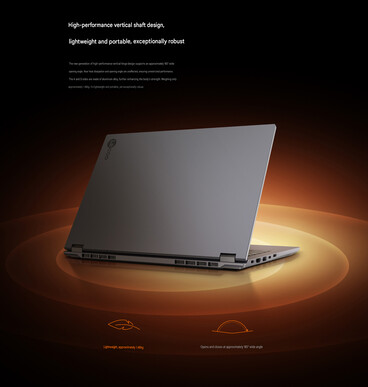 Design-Highlights des Notebooks (maschinell übersetzt)
