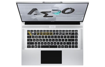 Gigabyte Aero 16 2022 – Oben (Bild: VideoCardz)