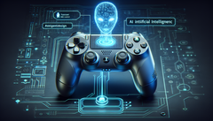 Sonys neue Technologie nutzt Kameratechnik und KI, um Spielereingaben vorherzusehen. (Bildquelle: DallE 3)