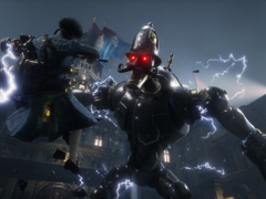 Lies of P folgt der Geschichte von Pinocchio in einem düsteren Action-RPG, das in der Stadt Krat spielt. Im Bild - ein Cinematic-Screenshot aus dem Spiel. (Bildquelle: Steam)