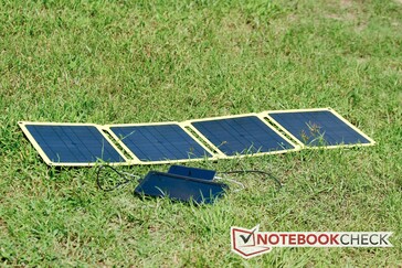 Die Paneele können zwei Geräte gleichzeitig aufladen, was allerdings zu Problemen führen kann.