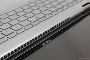 Abluftgitter auf der Rückseite