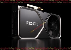 Die Nvidia GeForce RTX 4070 soll wie eine etwas schlankere GeForce RTX 4080 16 GB aussehen. (Bild: Moore&#039;s Law is Dead)