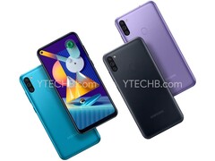 So soll das Galaxy M11 aussehen (Bild: YTECHB)