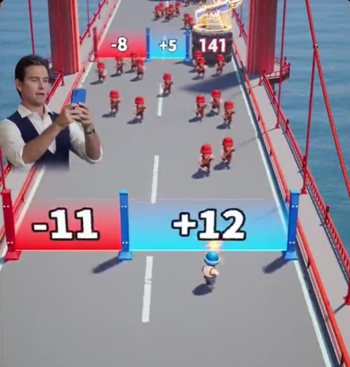 Ein Standbild aus der besagten Anzeige. (Bildquelle: TikTok-Video)