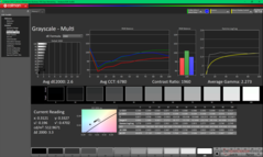 Graustufen vor der Kalibrierung
