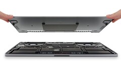 Das MacBook Pro bleibt auch beim neuesten Design fast unmöglich zu reparieren. (Bild: iFixit)