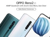 Oppo Reno2 F: Smartphone ohne Notch feiert Verkaufsstart.