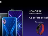 Huawei Honor 9X: Verkaufsstart am 11. November, Bundle mit Honor Band 4 Running