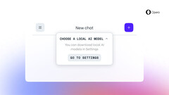 Opera kündigt die Möglichkeit an, lokale LLMs herunterzuladen und zu verwenden (Bild: Opera).