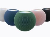HomePod mini mit farbig leuchtender Oberseite