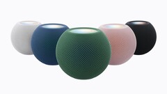 HomePod mini mit farbig leuchtender Oberseite