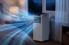 Das erschwingliche Klimagerät von Humhold soll leisen 51dB auch nachts nutzbar sein