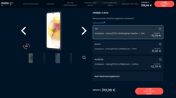 Der optionale Versicherungs- und Unfallschutz Moto Care.
