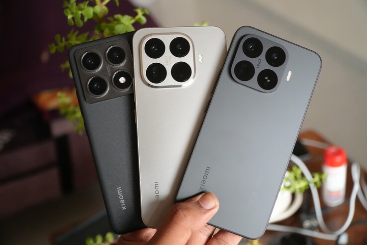 Das Xiaomi 14T Pro, das Xiaomi 15T Pro und das Xiaomi 17T Pro (von links nach rechts)
