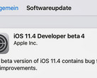 iOS 11.4 - Beta 4 ist da