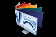 Der 24 Zoll iMac erhält dank Apple M3 eine deutlich bessere Performance. (Bild: Apple)