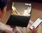 Das Huawei MateBook Fold kann wahlweise mit einer Software- oder einer Bluetooth-Tastatur verwendet werden.