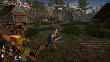 Im Bild: Ein Gameplay-Screenshot aus Lizards Must Die.