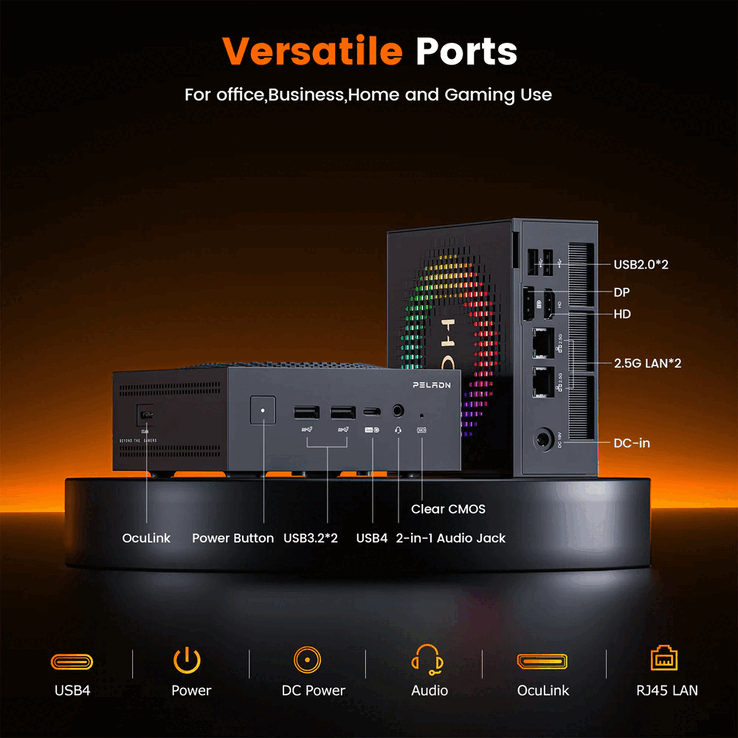 AMDs Ryzen AI 9 HX 470 kommt im Peladn HO5-Mini-PC zum Einsatz
