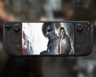 Promo-Bild von Resident Evil Requiem auf einem Steam-Deck. 