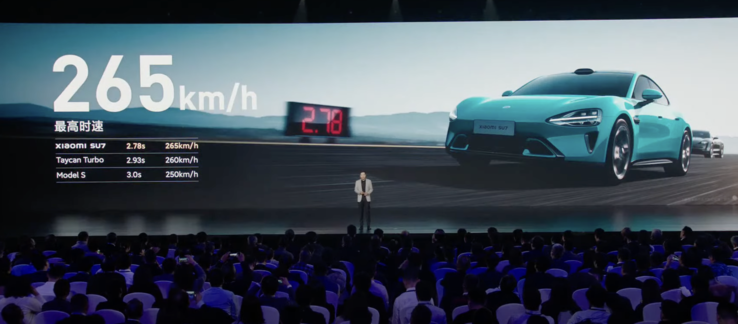 Mit dem SU7 Max hat sich Xiaomi zwei große Konkurrenten ausgesucht. (Bild: Xiaomi)