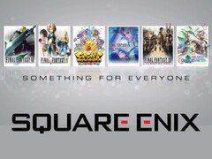 Banner mit Final Fantasy-Spielen von Square Enix. (Bildquelle: Square Enix mit Bearbeitungen)