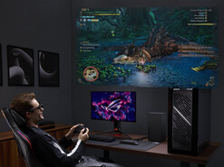 Die ROG-Xreal-R1-Brille bietet ein Micro-OLED-Display mit 1080p und 240 Hz.