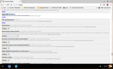 CUPS kann in ChromeOS aktiviert werden.