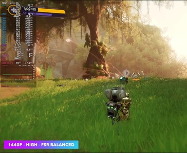 Ratchet & Clank: Rift Apart läuft auf der Steam Machine in 1440p mit FSR im Modus