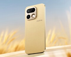 Das Realme 16 Pro setzt auf ein modernes Design, wahlweise in Gold oder in Dunkelblau.