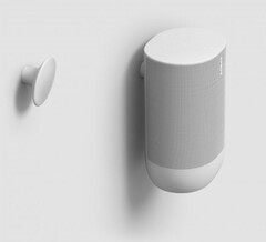 Mit den Wall Hook kann der Sonos Move an der Wand aufgehängt werden. (Bild: Sonos)