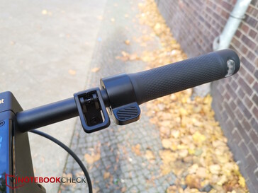 Gashebel für den Daumen