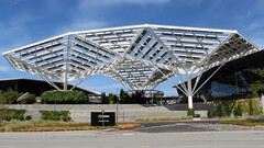 Das Hauptverwaltungsgebäude der Nvidia Corp. in Santa Clara, Kalifornien