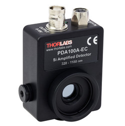 Thorlabs PDA100A-EC als Sonde im Einsatz