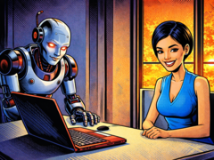 Überwachte Chat-Bot-Nutzung (Symbolbild erstellt mit Sora)