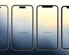 Die iPhone-Evolution seit dem iPhone 11 aus 2019. In diesem Jahr wird Apples iPhone 15 Pro einen großen Schritt zum Randlos-Traum machen. (Bild: 9to5Mac)