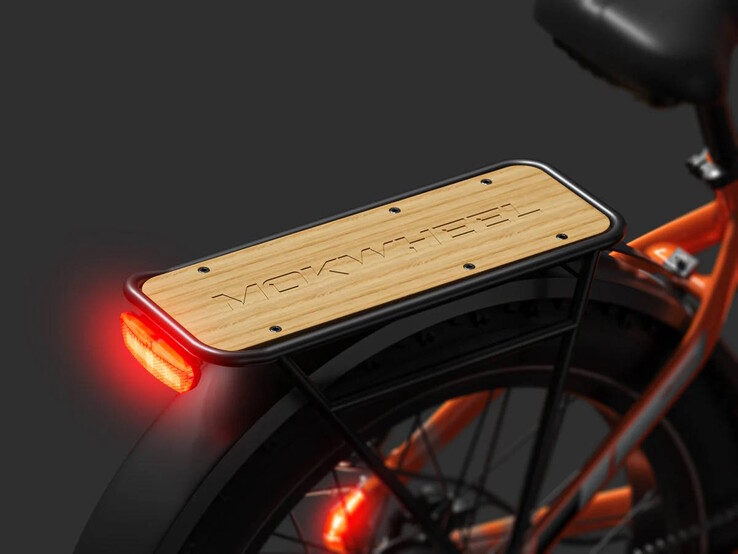 Ohne Federklappe, aber mit Holz: Ein Gepäckträger wird Newsletter-Abonnenten versprochen (Bildquelle: Mokwheel)