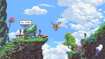 Geddy und Otus in Owlboy