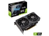 Die Asus GeForce RTX 3060 Dual könnte das zum Launch am besten verfügbare Modell werden. (Bild: Asus)
