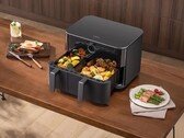 Der Xiaomi Dual Zone Air Fryer ist eine große Heißluftfritteuse mit 10 Liter Kapazität für derzeit unter 100 Euro