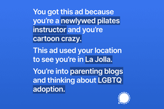 Signal nutzt Facebook-Werbung gegen das soziale Netzwerk, indem Nutzern der Verkauf ihrer Daten bewusst gemacht wird. (Bild: Signal)