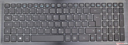 Tastatur des Aspire V17 Nitro