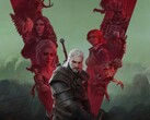 Künstlerisches Motiv mit Geralt aus The Witcher 3 und Nebenfiguren. (Bildquelle: CD Projekt Red)