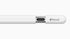 Der neueste Apple Pencil wird durch ein USB-C-Kabel aufgeladen. (Bild: Apple)