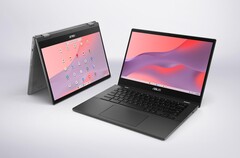 Das Asus Chromebook CM14 und CM14 Flip setzen auf einen sparsamen ARM-Chip von MediaTek. (Bild: Asus)