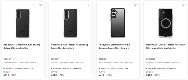Diverse Handyhüllen im Angebot bei Hama.