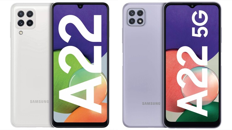 Das Samsung Galaxy A22 kommt mit einem MediaTek Dimensity 700 (Bild: Winfuture)
