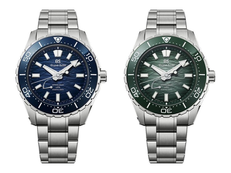 Die Grand Seiko Ushio 300 Diver SLGB023 und SLGB025 Uhren