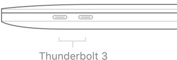 MacBook Pro 13 ohne Touch Bar links